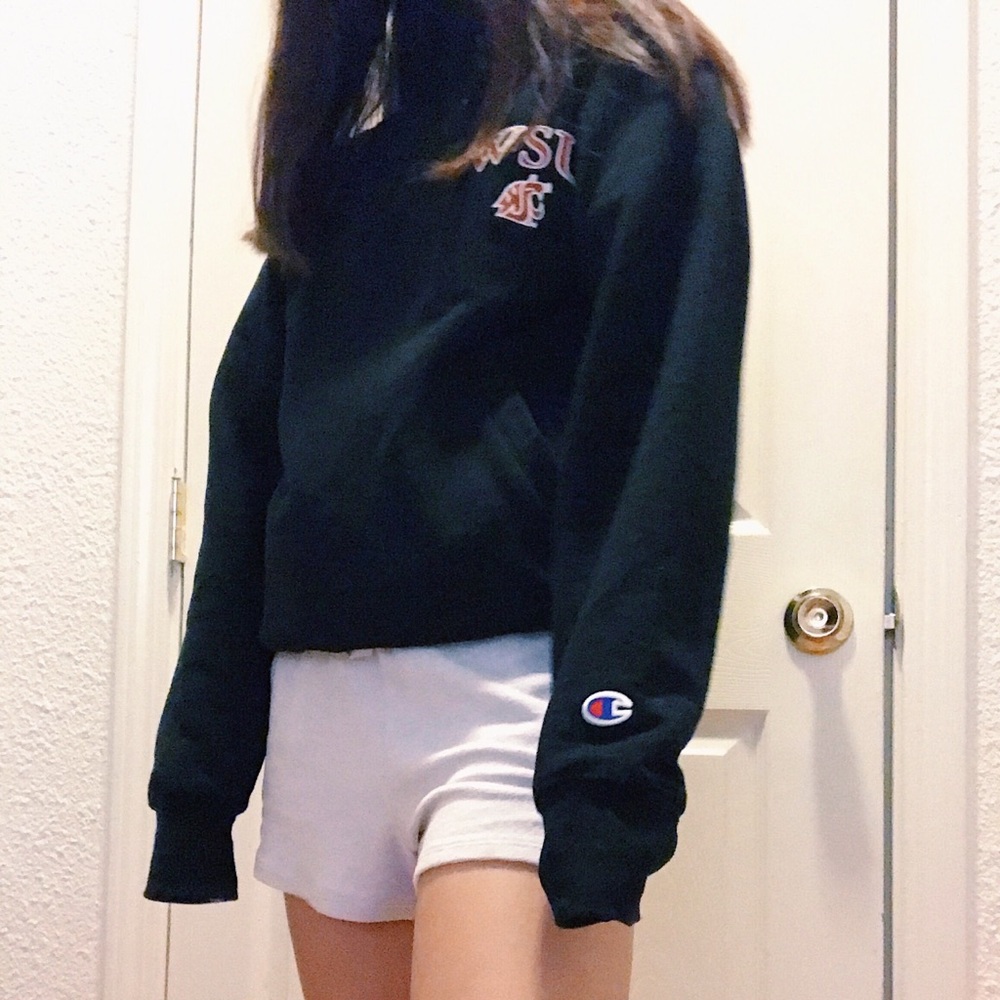 WSU authentic fleece champion quarter zip